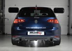 Catback výfuk VW Golf 7 GTI & Performance Clubsport 2,0 TSI Milltek Sport - bez rezonátoru / leštěné koncovky