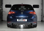Catback Exhaust VW Golf 7 GTI & Performance Clubsport 2,0 TSI Milltek Sport - non resonated / black tips