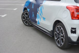 Maxton Design Prahové lišty Suzuki Swift Sport - černý lesklý lak