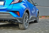 Maxton Design Boční lišty zadního nárazníku Toyota C-HR - karbon