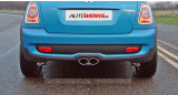 Catback výfuk Mini Mk2 (R56/R58) Cooper S & Cooper S Coupé Milltek Sport - bez rezonátoru / kulaté koncovky