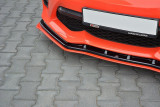 Maxton Design Spoiler předního nárazníku Toyota GT86 Facelift V.4 - texturovaný plast + červená