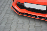 Maxton Design Spoiler předního nárazníku Toyota GT86 Facelift V.4 - černý lesklý lak + červená