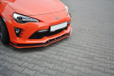 Maxton Design Spoiler předního nárazníku Toyota GT86 Facelift V.4 - karbon + červená