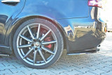 Maxton Design Boční lišty zadního nárazníku Alfa Romeo 159 - černý lesklý lak