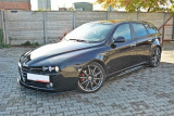 Maxton Design Prahové lišty Alfa Romeo 159 Combi - černý lesklý lak