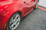Maxton Design Prahové lišty Alfa Romeo 4C - černý lesklý lak