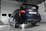 Catback výfuk Subaru Impreza WRX STi Sedan Milltek Sport - s rezonátorem / černé koncovky