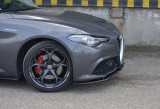 Maxton Design Spoiler předního nárazníku Alfa Romeo Giulia Veloce - černý lesklý lak