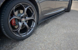 Maxton Design Prahové lišty Alfa Romeo Giulia Veloce - černý lesklý lak