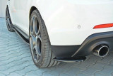 Maxton Design Boční lišty zadního nárazníku Alfa Romeo Giulietta - černý lesklý lak