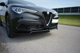 Maxton Design Spoiler předního nárazníku Alfa Romeo Stelvio - černý lesklý lak