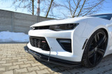 Maxton Design Hybridní spoiler předního nárazníku Chevrolet Camaro SS Mk6 - černý lesklý lak