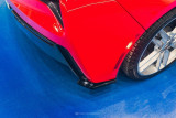 Maxton Design Boční lišty zadního nárazníku Chevrolet Corvette C7 - texturovaný plast