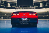 Maxton Design Boční lišty zadního nárazníku Chevrolet Corvette C7 - karbon
