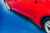 Maxton Design Prahové lišty Chevrolet Corvette C7 - texturovaný plast