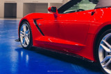 Maxton Design Prahové lišty Chevrolet Corvette C7 - černý lesklý lak