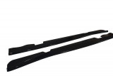 Maxton Design Prahové lišty Chevrolet Corvette C7 - černý lesklý lak