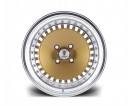 Stuttgart Wheels ST4 15x8 ET25 4x100 alu kola - zlaté s leštěným límcem