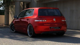 Maxton Design Spoiler zadního nárazníku VW Golf VI  - texturovaný plast