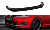 Maxton Design Spoiler předního nárazníku VW Golf VII V.1 - černý lesklý lak