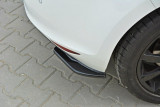 Maxton Design Boční lišty zadního nárazníku VW Golf VII - černý lesklý lak