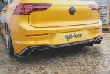 Maxton Design Boční lišty zadního nárazníku VW Golf VIII - karbon