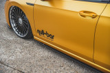 Maxton Design Prahové lišty VW Golf VIII - černý lesklý lak