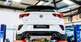 1. odlitý díl výfuku VW T-Roc R 2.0 TSI OPF/GPF Downpipe Milltek Sport - s Race katalyzátorem