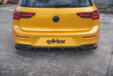Maxton Design Zadní difuzor VW Golf VIII V.1 - černá + červená vertikální