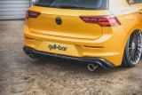 Maxton Design Spoiler zadního nárazníku s koncovkami výfuku (vzhled GTI) VW Golf VIII - karbon
