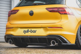 Maxton Design Spoiler zadního nárazníku (vzhled GTI) VW Golf VIII - karbon