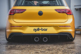 Maxton Design Spoiler zadního nárazníku (vzhled R32) VW Golf VIII - karbon