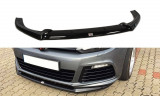 Maxton Design Spoiler předního nárazníku VW Golf VI R V.2 - černý lesklý lak