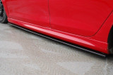 Maxton Design Prahové lišty VW Golf VI R - černý lesklý lak