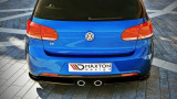 Maxton Design Spoiler zadního nárazníku VW Golf VI R - texturovaný plast