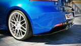 Maxton Design Spoiler zadního nárazníku VW Golf VI R - černý lesklý lak
