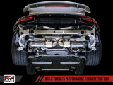 AWE Tuning Sportovní výfukový systém pro Porsche 911 991.2 Turbo & Turbo S 3.8T - RSR Leštěné koncovky
