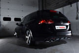 Catback výfuk VW Golf 7 R Variant 2.0 TSI 300 OPF/GPF Milltek Sport - bez rezonátoru / leštěné koncovky
