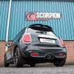Catback výfuk Mini Cooper S (F56) Scorpion Exhaust - S rezonátorem / leštěné koncovky