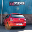 Catback výfuk VW Polo (9N) GTi Scorpion Exhaust - Bez rezonátoru / leštěné koncovky