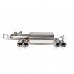 Koncový tlumič výfuku s koncovkami BMW M3 (E46) Scorpion Exhaust - leštěné koncovky