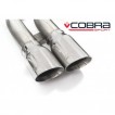 Cobra Sport Catback výfuk pro VW Golf Mk5 GTI 2.0 TFSI - bez rezonátoru / koncovka TP8