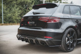 Maxton Design Spoiler zadního nárazníku Audi RS3 8V Sportback Facelift V.2 - černý lesklý lak
