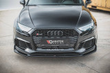 Maxton Design Spoiler předního nárazníku Audi RS3 8V Facelift V.3 - texturovaný plast