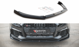 Maxton Design Spoiler předního nárazníku Audi RS3 8V Facelift V.3 - černý lesklý lak