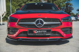 Maxton Design Spoiler předního nárazníku Mercedes CLA (C118) AMG-Line V.2 - černý lesklý lak