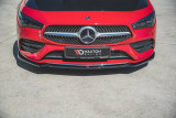 Maxton Design Spoiler předního nárazníku Mercedes CLA (C118) AMG-Line V.1 - karbon