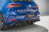 Maxton Design Spoiler zadního nárazníku VW Golf R Mk7 Facelift V.3 - texturovaný plast
