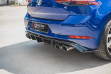 Maxton Design Spoiler zadního nárazníku VW Golf R Mk7 Facelift V.3 - texturovaný plast